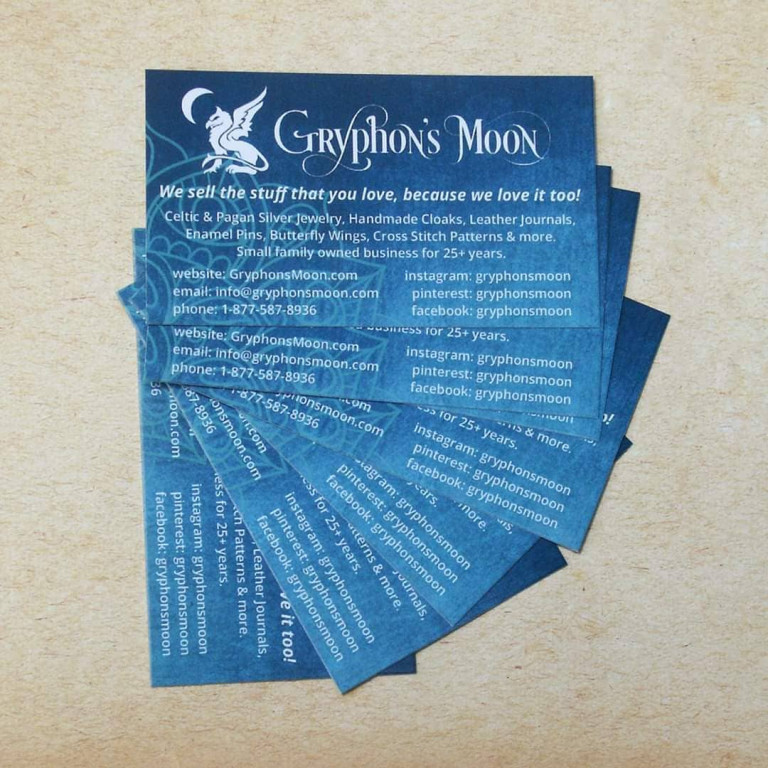 Gryphon's Moon Business Cards